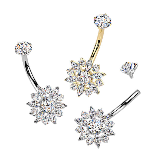 Cluster Flower With Prong