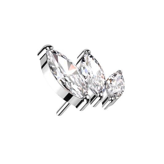 Triple Marquise Side