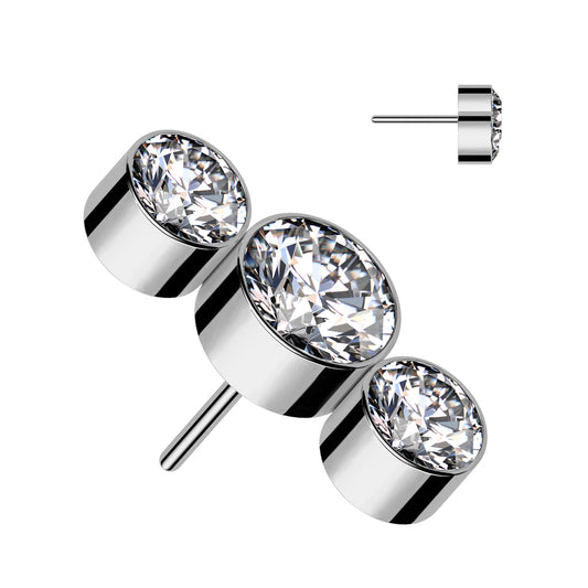 3 Round Bezel Set