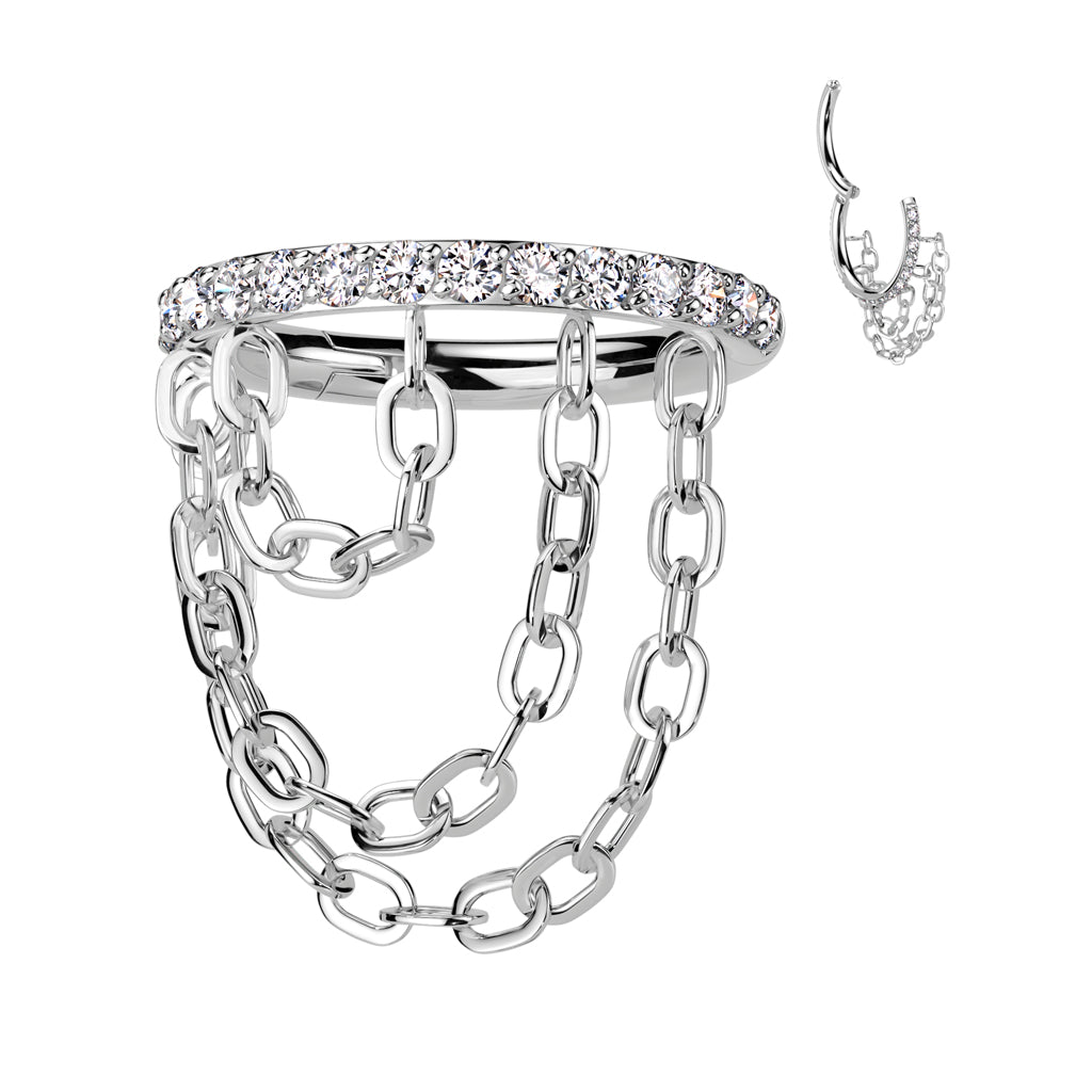CNC Set CZ and Triple Chain