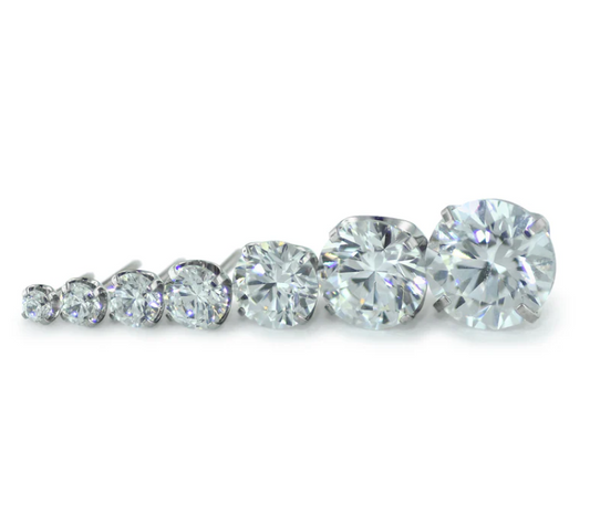Titanium Prong Set Gem